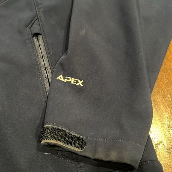 THE NORTH FACE Mens Apex Bionic Jacket Blue Large in GUC fleece lined - Picture 3 of 10